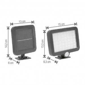 Solarni LED reflektor sa senzorom pokreta FLP250SOLAR - Img 4