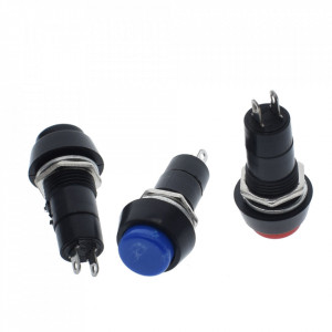 Taster za montažu na šasiju 3A 250VAC 12mm žuti - Img 3