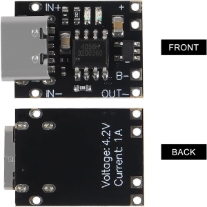 TP4057 Modul za punjenje Li-ion baterija sa USB-C konektorom i zaštitom (500mA - 1A) - Img 3
