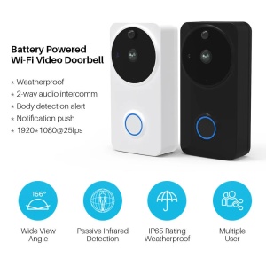 Tuya Smart WiFi Video Zvono 1080P Full HD-Bežična Kamera sa Noćnim Modom i PIR Senzorom - Img 4