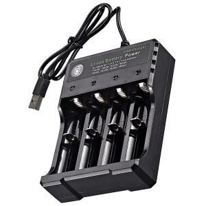 Univerzalni USB Punjač za Li-ion Baterije 18650 (4 Slota) – 3.7V