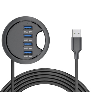 USB 3.0 Hub za ugradnju u sto (Mount-in-Desk) sa 4 porta - 1.5m - Img 2