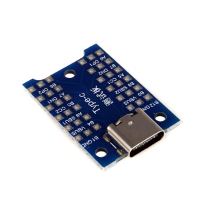 USB-C Breakout Modul - Ženski Type-C Konektor na DIP 2.54mm