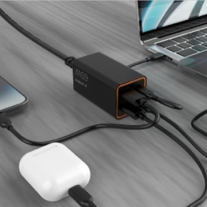 USB punjač 4-porta fast charger GaN 65W - Img 3