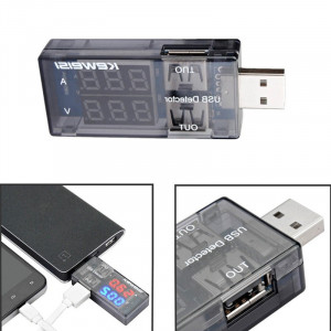 USB Tester Punjača i Kablova - Merač Napona i Struje Keweisi KWS-10VA - Img 3
