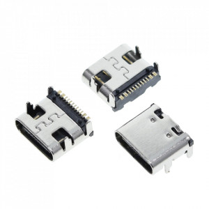USB Type-C Konektor Ženski 16-pin SMD – Konektor Punjenja za Mobilne Telefone - Img 3