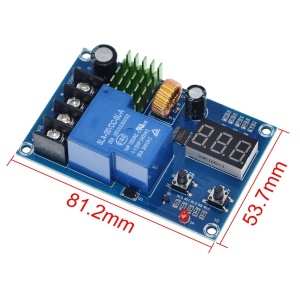 XH-M604 Pametni Relejni Modul za Kontrolu Punjenja Baterija i Akumulatora 6V-60V 30A - Img 2