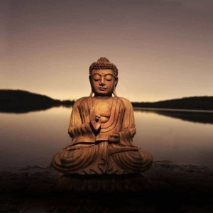 Tablou Buddha Calm Deco Block 40 x 40