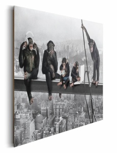 Tablou Cimpanzei la Inaltime Deco Panel 60x90cm - Img 2