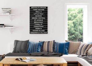 Tablou cu Punctele de atractie din Manhattan Deco Panel 60x90cm - Img 2