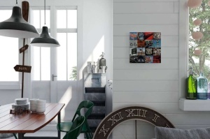 Tablou Route 66 Mosaic II Deco Block 40 x 40cm - Img 2