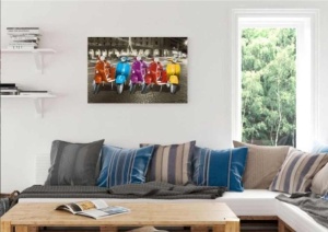 Tablou Vespas in Roma Deco Panel 60x90cm - Img 2
