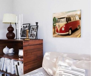 Tablou Volkswagen Camper Deco Panel 40x50cm - Img 2