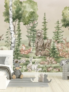 Fototapet Animale Padure Copii
