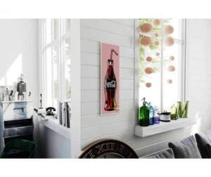 Tablou Coca Cola PopArt Deco Panel 30x90cm - Img 2