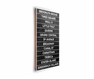 Tablou cu Punctele de atractie din Manhattan Deco Panel 60x90cm - Img 3