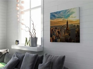 Tablou Manhattan Priveliste Deco Block 90 x 90cm - Img 2