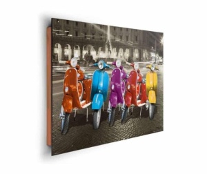 Tablou Vespas in Roma Deco Panel 60x90cm - Img 3