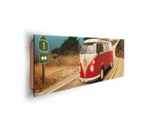 Tablou VW California Route Deco Panel 30 x 90 cm - Img 3