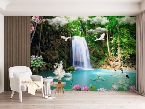 Fototapet Cascada - Fauna Exotica - Img 2