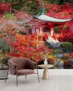 Fototapet Gradina Japoneza de Toamna