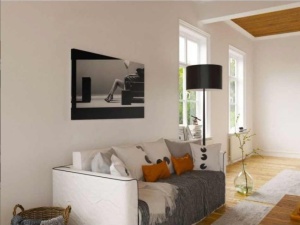 Tablou Blown Away Girl Deco Block 70 x 118cm - Img 2