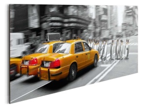 Tablou Pinguini in New York Panel 30x90cm - Img 2