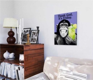Tablou The Chimp Friday Deco Panel 40x50cm - Img 2
