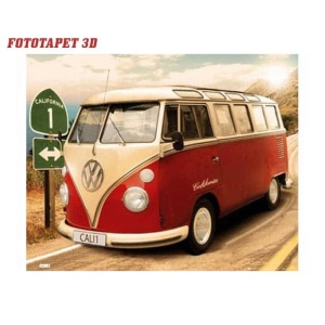 Tablou VW California Route Deco Panel 30 x 90 cm