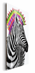 Tablou Zebra Punk Deco Panel 60x90cm - Img 2