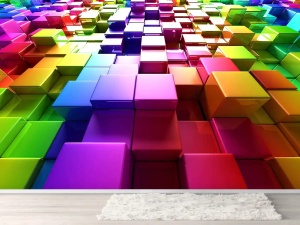 Fototapet Abstract - Cuburi Multicolore - FX-02-042 - Img 4