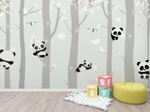 Fototapet Panda in Copaci - Img 2