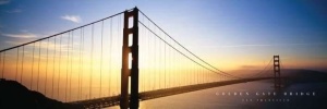 Tablou Podul San Francisco Deco Panel 30x90cm
