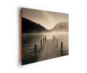 Tablou Ponton peste Lacul Intetosat Deco Panel 60x90cm - Img 3