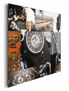 Tablou Route 66 Deco Panel 60x90cm - Img 2