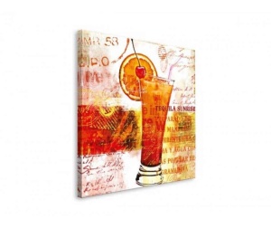 Tablou Tequila Sunrise Deco Block 40 x 40cm - Img 2