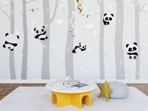 Fototapet Panda in Copaci - Img 4
