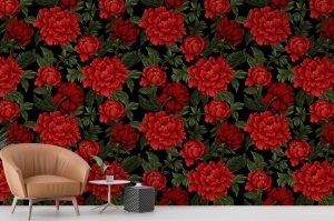Fototapet Rosu Regal