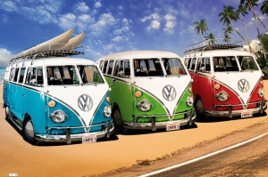 Tablou VW California Deco Panel 60x90cm