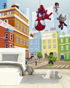 Fototapet Spidey si Prietenii lui Uimitori