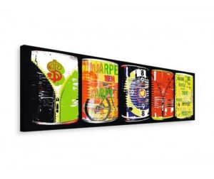 Tablou Five Cans Deco Block 40 x 118cm - Img 3