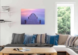 Tablou Ponton la Rasarit Deco Panel 60x90cm - Img 2