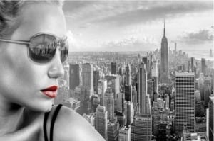 Tablou Privind NYC Deco Block 70 x 118cm