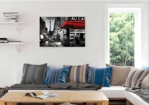 Tablou Strada Pariziana Deco Panel 60x90cm - Img 2