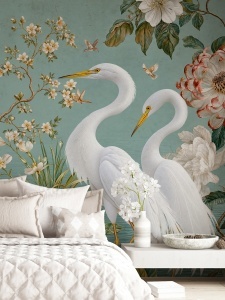 Fototapet Chinoiserie Cocori Albi