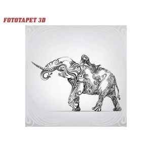 Sticker Calare pe Elefant