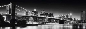 Tablou New York Brooklyn Deco Block 40 x 118cm