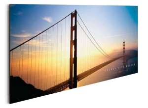 Tablou Podul San Francisco Deco Panel 30x90cm - Img 2