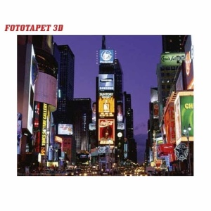 Mini Poster New York noaptea - Times Square B43/340 - 50 x 40 cm - Img 1