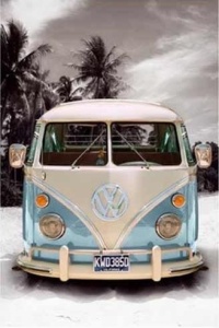 Tablou Volkswagen Blue Deco Panel 60x90cm